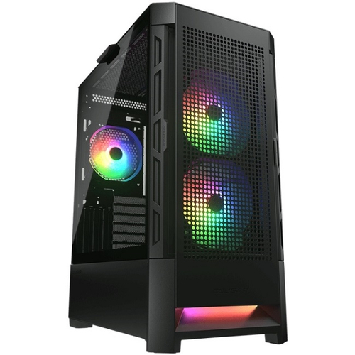 Корпус Midi-Tower Cougar AIRFACE RGB, E-ATX, Black (CGR-5ZD1B-AIR-RGB)