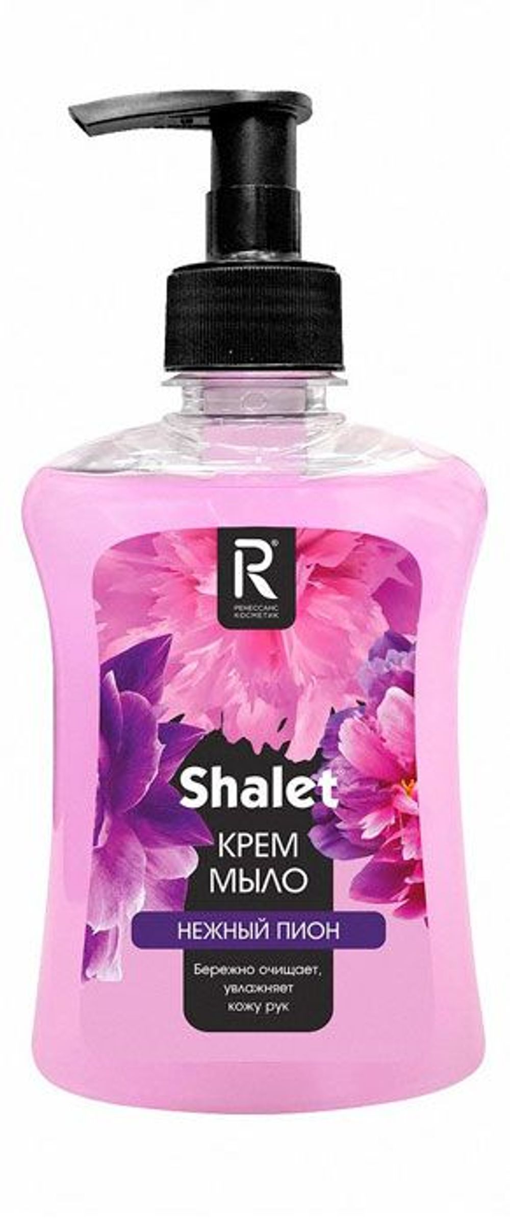 SHALET Жидкое крем-мыло 250мл успокаивающее "Нежный пион" (РК) (11 шт)