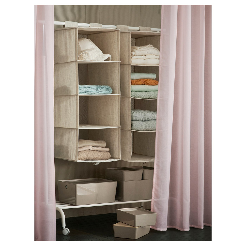 IKEA STENFRÖ  (ИКЕА СТЕНФРЁ)  -  Гардины, 2 шт. - розовый/на тесьме 145х300 см