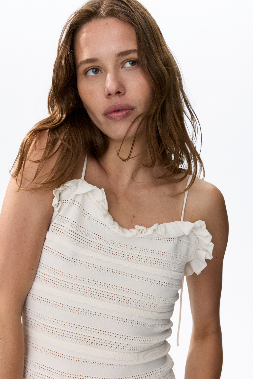 Ажурный топ на бретелях - H&M