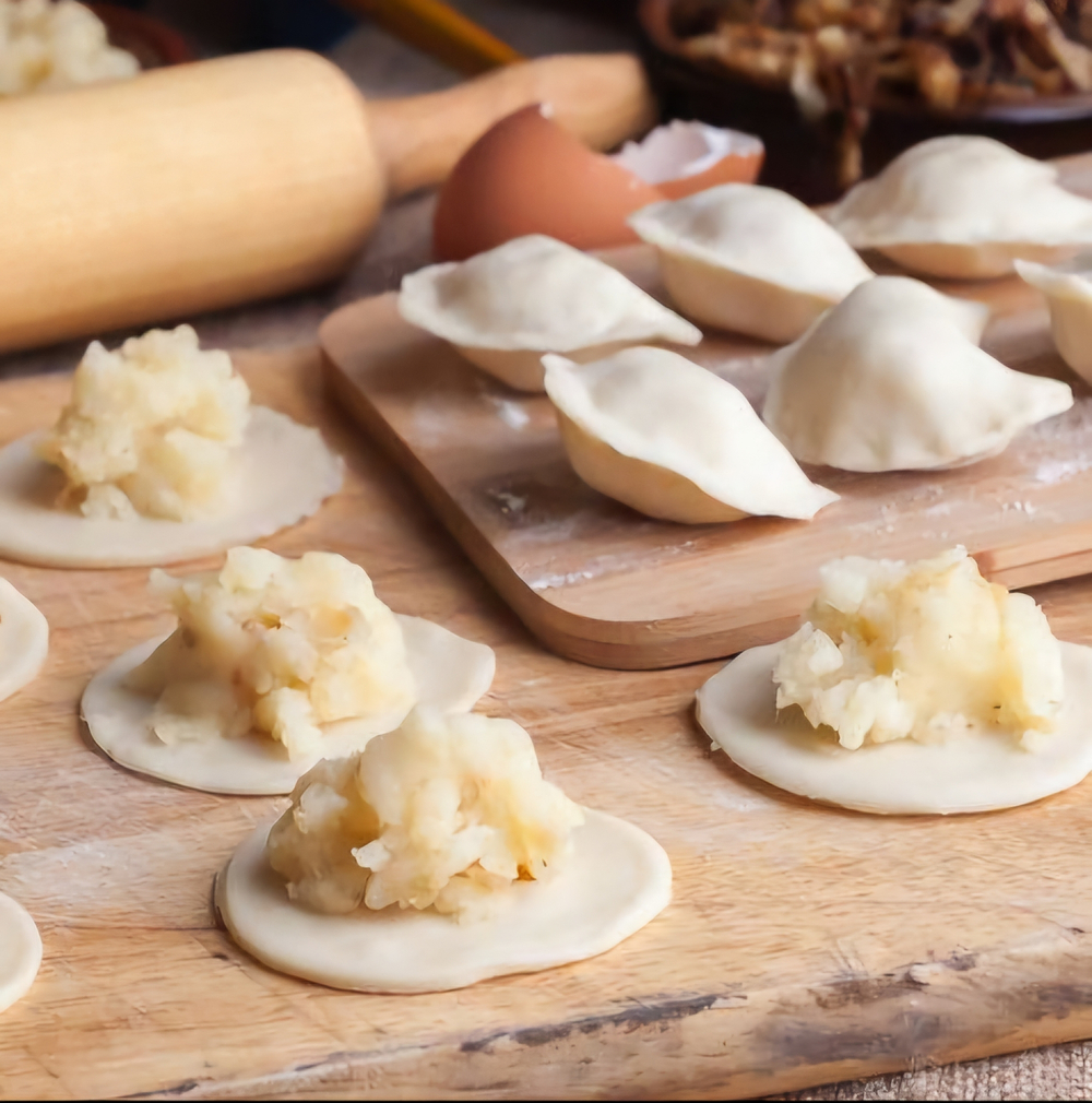 Вареники детские с картофелем и сливочным маслом