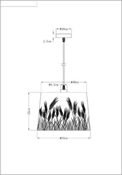 Подвесной светильник 1*E27 A2769SP-1WH белый Celesta Arte Lamp