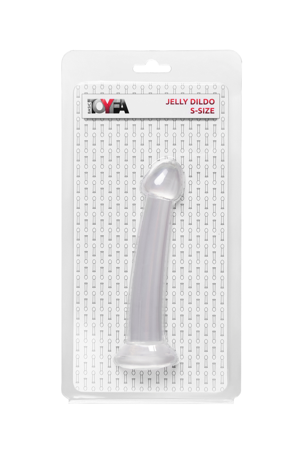Нереалистичный фаллоимитатор Jelly Dildo прозрачный 15,5 см