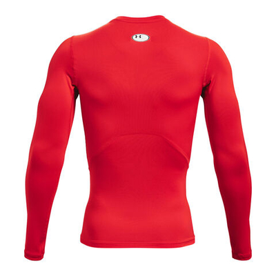 Мужское теннисное поло Under Armour Heatgear Comp Long Sleeve Men - Red