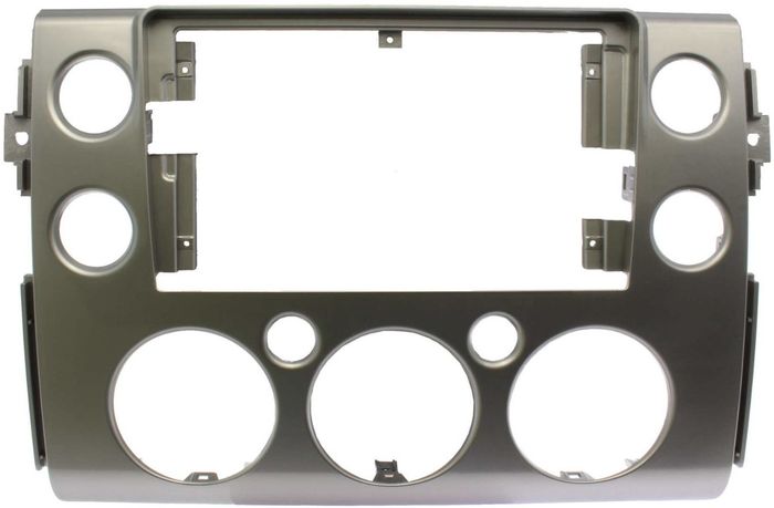 Магнитола для Toyota FJ Cruiser 2005-2022 (рамка серая) - Teyes CC3-2K-360 монитор 13" 2K QLED на Android 10, Быстрая, CarPlay, 4G SIM-слот, 4 камеры в комплекте