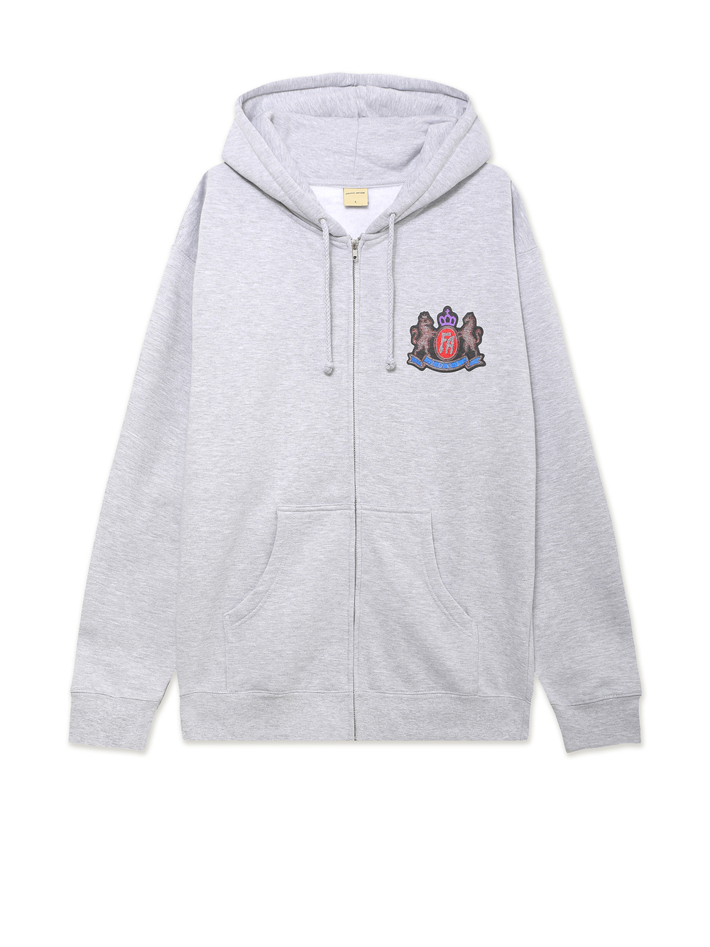 Толстовка С Капюшоном На Молнии Printed Crest Zip Hoodie