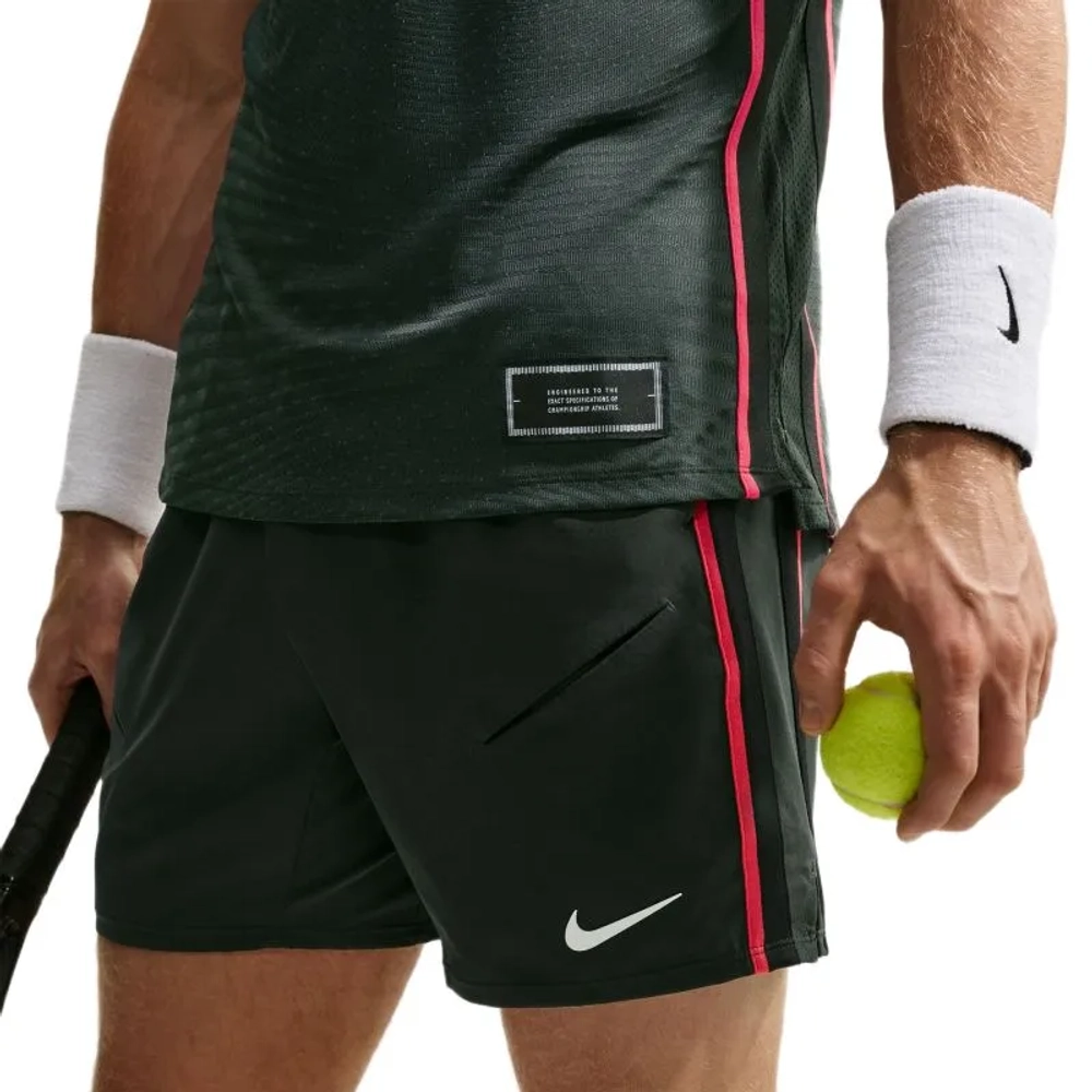 Мужские теннисные шорты Nike Court Slam Dri-FIT - black spruce/white