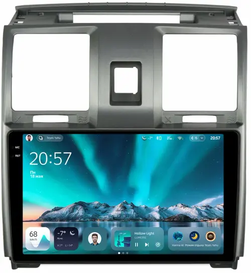 Магнитола для УАЗ Патриот, Пикап 2012-2016 - Teyes CC4 монитор 9.2" 2K QLED на Android 14, Быстрейшая, Snapdragon 680, DSP, CarPlay, 4G SIM-слот
