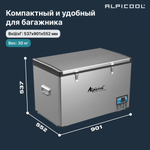 Автохолодильник Alpicool BD110(12/24)