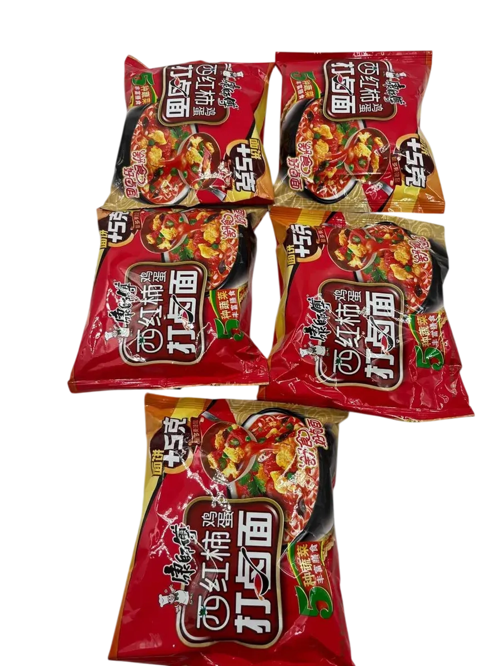 Kang Shi Fu лапша БП с яйцом и овощами ,5шт