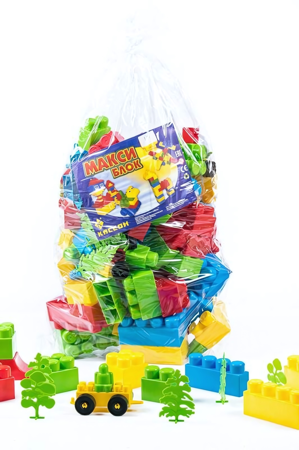 Кубики Maxi Blocks 120 в пакете (Кассон)