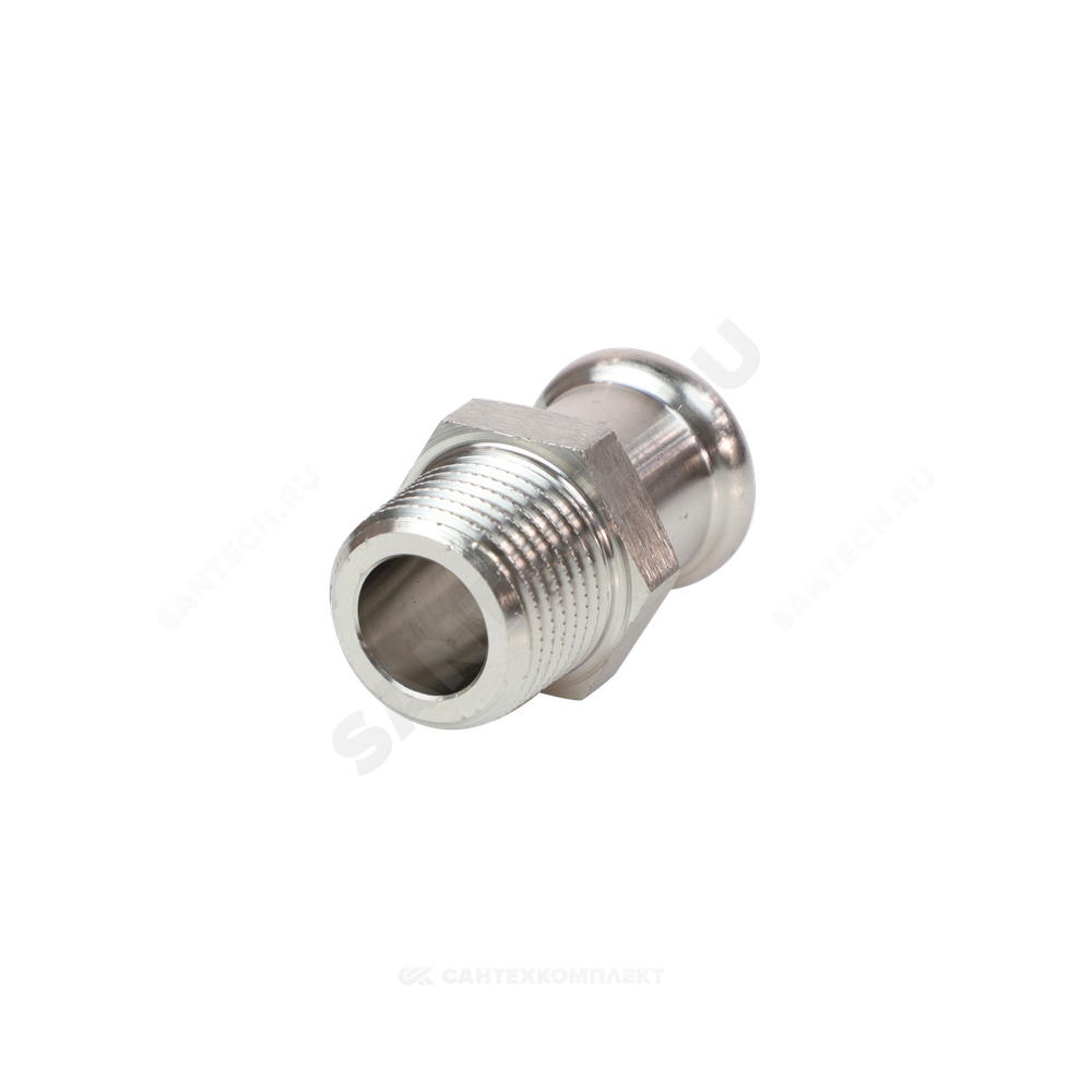 Муфта сталь нерж AISI 316L Дн 15х3/4" Ру16 пресс/НР Inoxpres RM 187304015