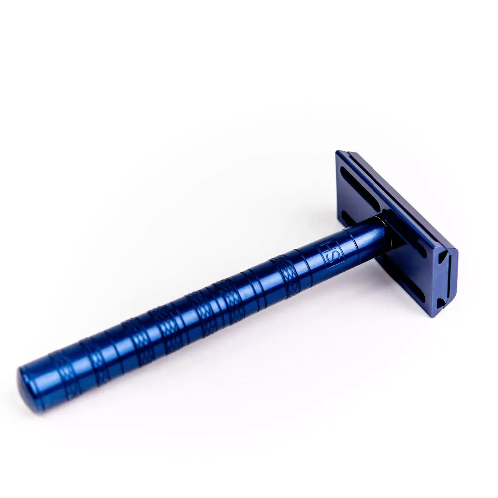 Т-образная бритва Henson Shaving AL13 синяя Mild (HS-AL-SB-03-MLD-5) 5