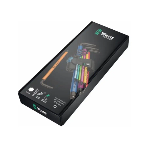 Набор Г-образных ключей 1,5—10 мм Hex-Plus Multicolour HF 1 WERA 05022210001