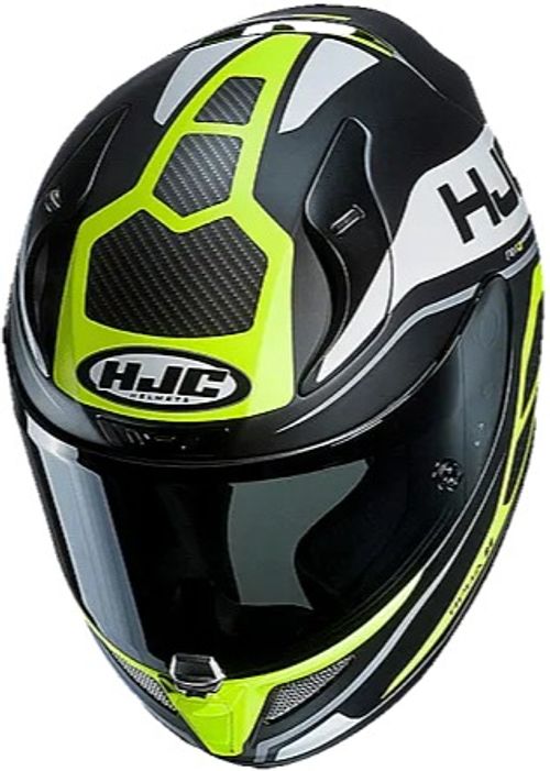 Купить Мотошлем Интеграл HJC RPHA11 Saravo MC4HSF / Черно-зеленый