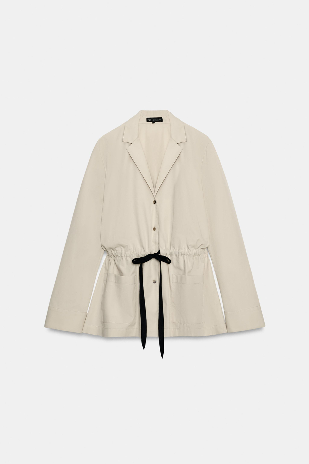 РУБАШКА С ЗАВЯЗКАМИ — ZW COLLECTION — ZARA