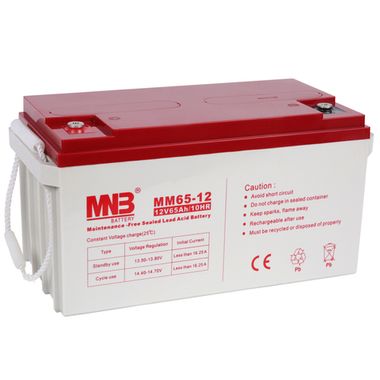 Аккумулятор для ИБП MNB MM 65-12 (12V 65Ah / 12В 65Ач) - фотография