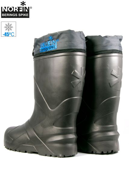 Сапоги зимние Norfin BERINGS SPIKE с манж. и шипами антрац. -45С EVA р.38-39