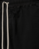 RICK OWENS DRKSHDW ШОРТЫ ЧЕРНЫЕ HOLLYWOOD DRAWSTRING PODS RIGP