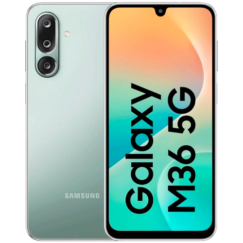 Смартфон Samsung Galaxy M36 5G, 8/128GB, Serene Green (Зеленый)