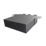 Присоединительная коробка VPK 300×90/75×3 на 3 выхода, прямая прямоугольная