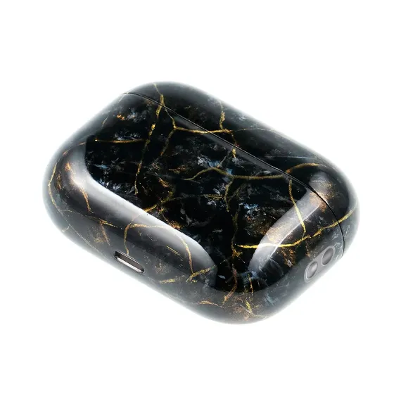 Apple AirPods Pro 2 USB-C Black Marble Total Gloss
