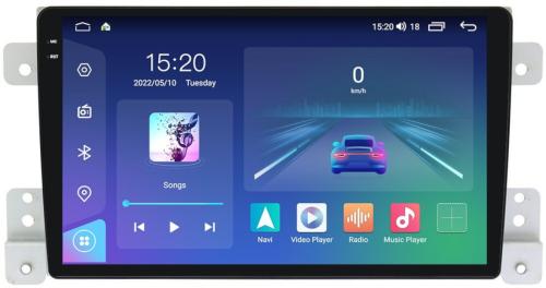 Магнитола для Suzuki Grand Vitara 2005-2016 - Parafar PF053U2K на Android 13, Быстрая, QLED+2K, CarPlay, 4G SIM-слот