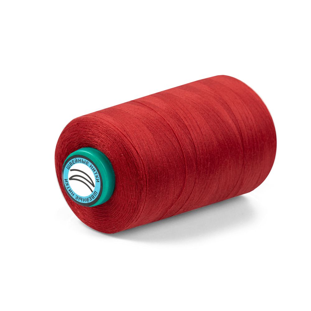 Нитки универсальные Nitka 40/2, 4570 м (5000 ярд) / 1 кат., 116 т.красный