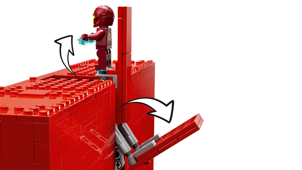 Конструктор Лего Марвел Супергерои Логотип Marvel | LEGO Marvel Super Heroes Logo 76313 - 931 деталь (18+)