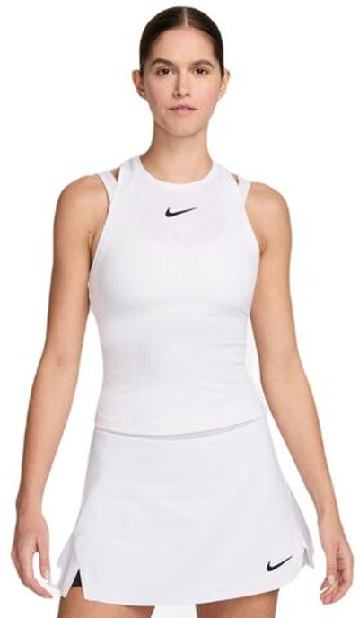 Женский топ теннисный Nike Court Slam Dri-Fit Tennis Tank - белый