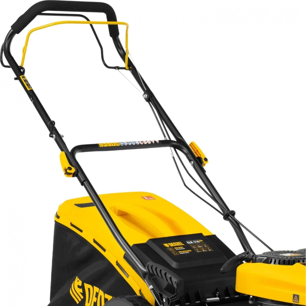 Газонокосилка бензиновая Denzel GLR-510SP-K, 180 см3, ширина 51 см, привод, травосборник 65 л