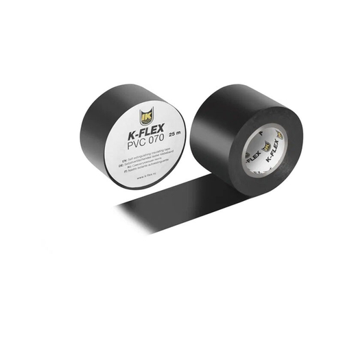 Лента теплоизоляционная K-FLEX PVC AT 070, DN 50, L = 25м, Tmax = 125гр. черный
