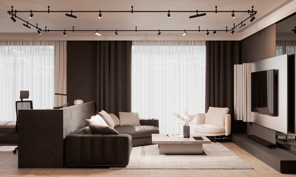 Шинопровод магнитный Crystal Lux CLT 0.117 01 L2000 BL