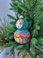 Матрешка стеклянная Алёнка