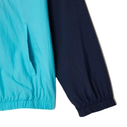 Детская теннисная толстовка Lacoste Recycled Fiber Colourblock Zipped - navy blue/white/bordeuax/blue