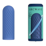 Синий двусторонний мастурбатор 10см ARCwave Ghost Reversible Pocket Manual Stroker CleanTech Silicone Male Masturbator Blue