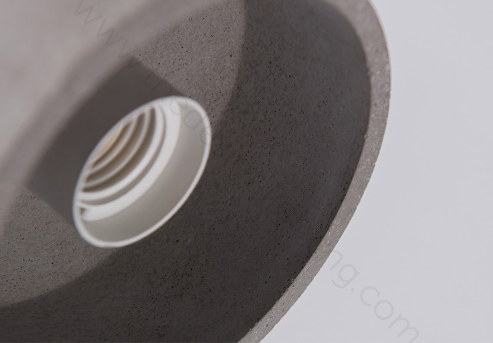 Pendant design lamp Cement Wood by Specimen Editions (Grey)