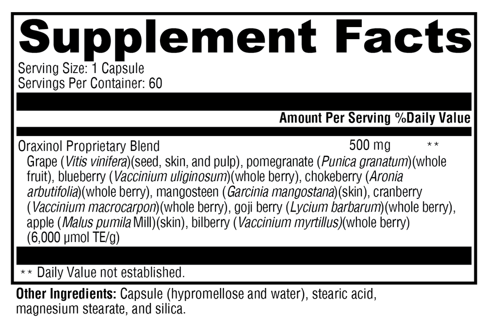 Oraxinol™ 60 Capsules