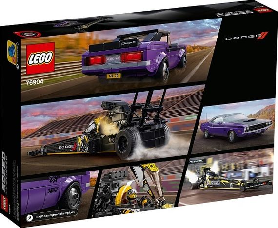 Lego Speed Mopar Dodge//SRT Top Fuel Dragster and 1970 Dodge Challenger T/A
