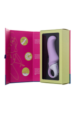 Сиреневый вибратор Satisfyer Charming Smile - 18,5 см. (Цвет: сиреневый)