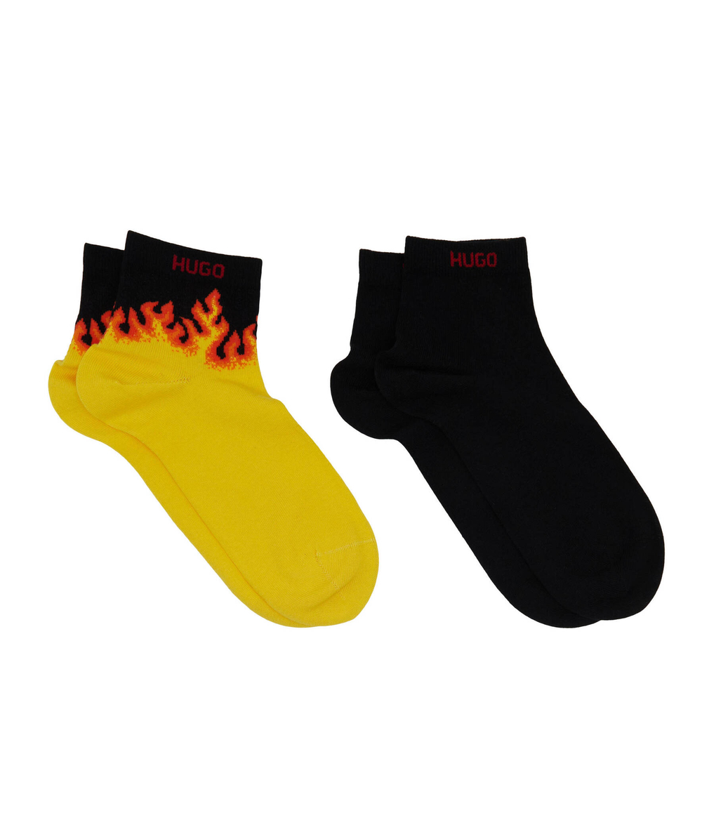 Носки 2 пары SH FLAMES CC Hugo Bodywear - желтый(50510777)