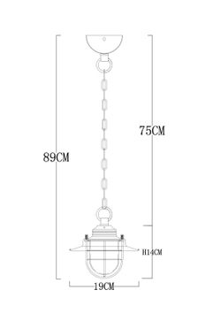 Светильник подвесной Arte Lamp Lanterna A4579SP-1WG