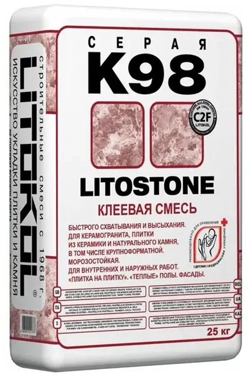 Клеевая смесь Litokol Litostone К98