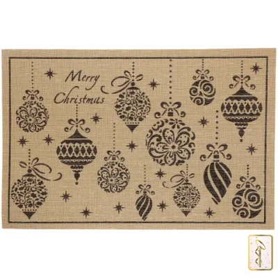 Салфетка на стол 45*30см «Новогодние игрушки»