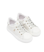 Кожаные кроссовки offwhite/platino vitello Patrizia Pepe - белый(JPP152)