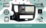 Магнитола для Mitsubishi Outlander 3 2019-2022 (прямоугольный климат) - Vaycar VA47-2005-2K на Android 13, Быстрая, 2K QLED, CarPlay, 4G SIM-слот