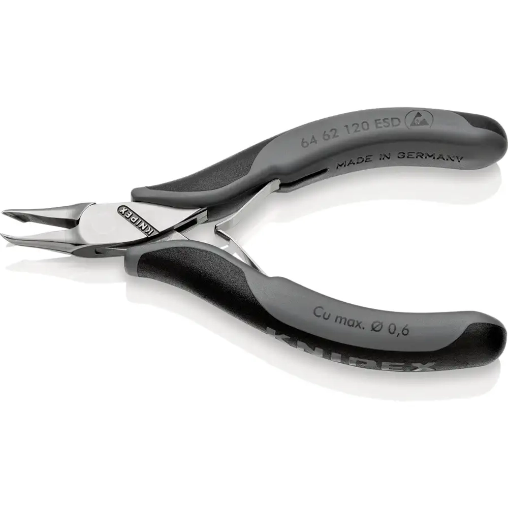 Кусачки торцевые для электроники антистатические 120 мм Knipex 64 62 120 ESD