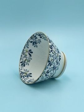Пиала салатная 12,5х7,5 см. керамика, "Япония" с декором листья