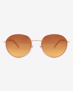 Очки солнцезащитные Spunky Round 2 Gold-Pink. gradient brown