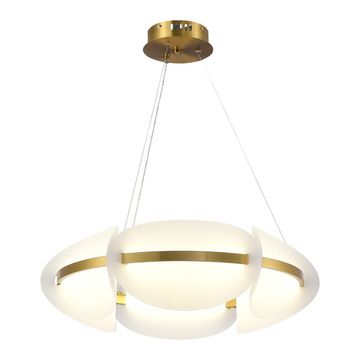Люстра подвесная LED 1*45W 3000K SL1304.203.45 золотистый/белый Etoile ST-Luce